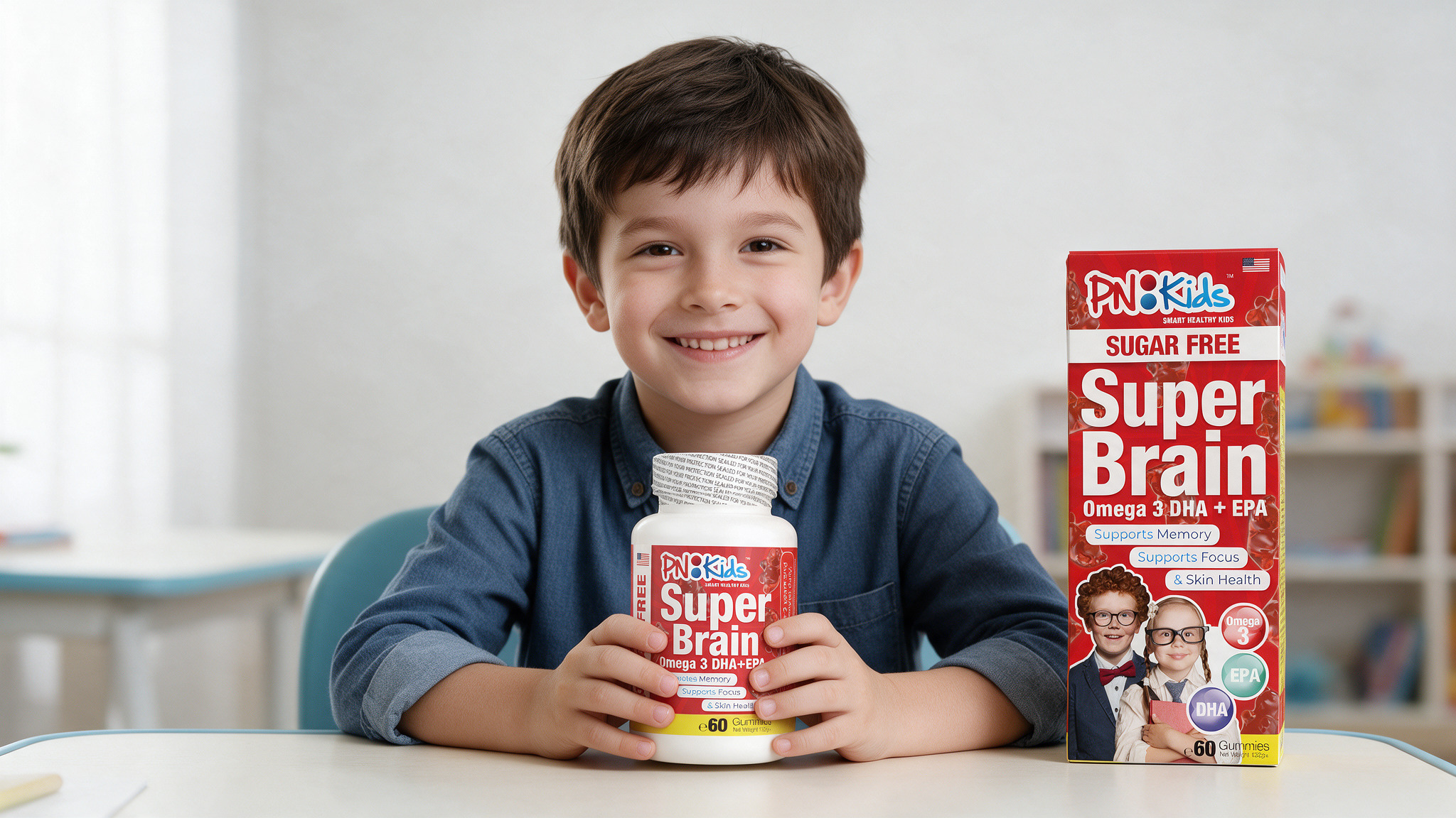 Super Brain - Omega-3 DHA + EPA (Sugar Free) lifestyle