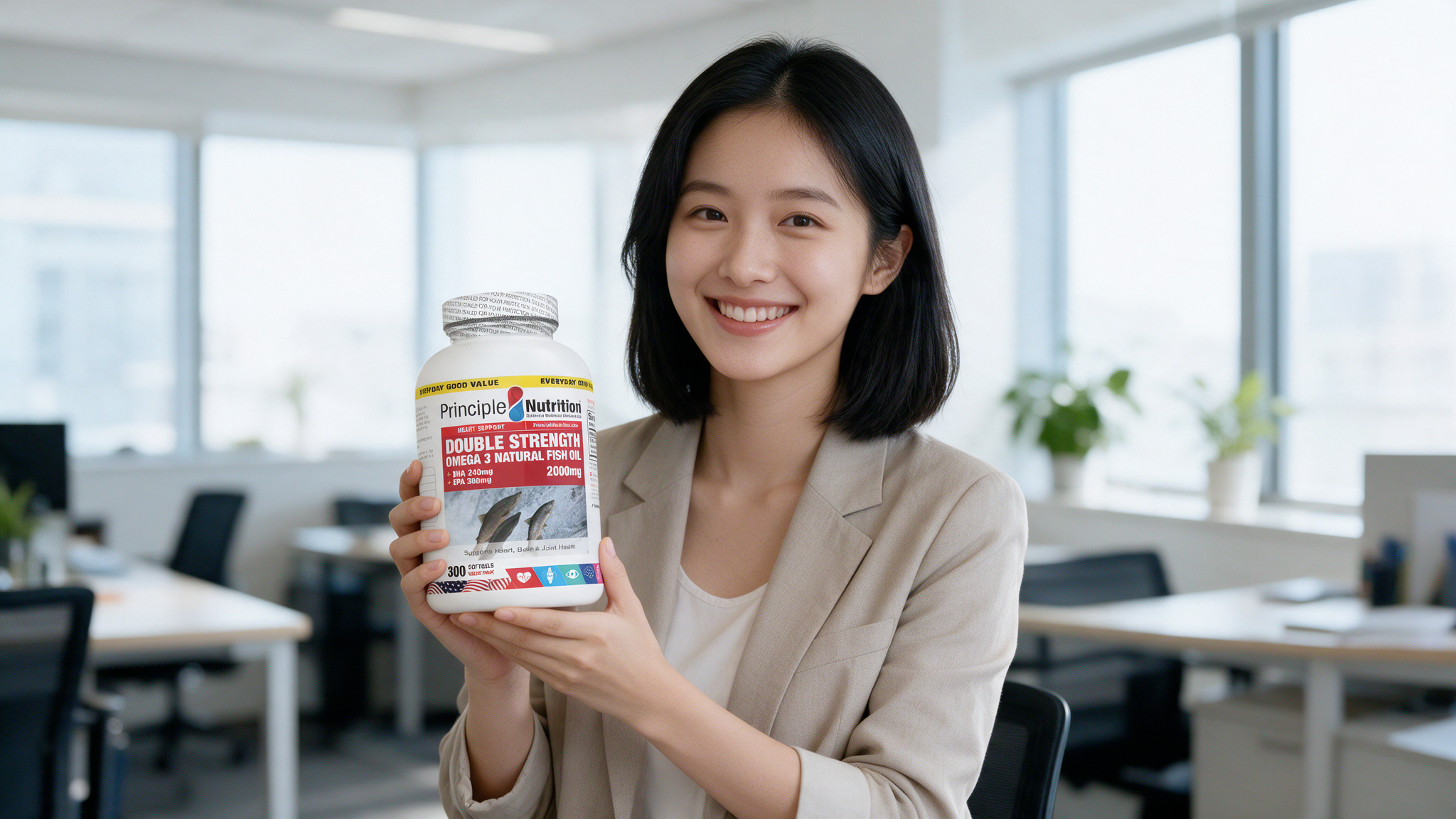 Double Strength Omega 3 Fish Oil 2000mg lifestyle